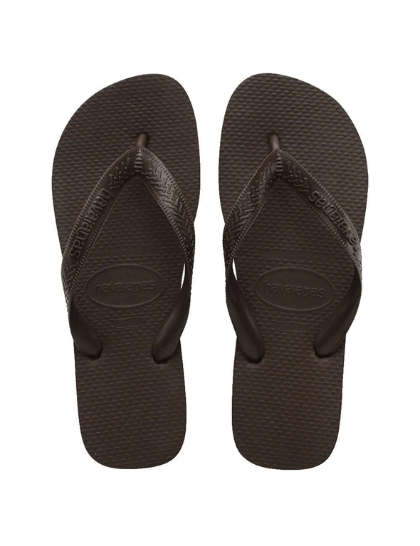 Havaianas Top Cafe Brown Mens/Womens Thongs Size BR 37/38 US 7/8W 6/7M, hi-res image number null