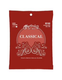 Martin Guitar Classical String Silver Plated Ball End M160 Hard Tension Gauge