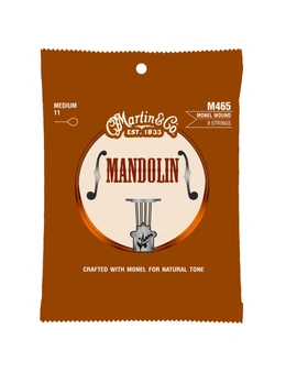 Martin Guitar Retro Mandorin 465 Monel 8 Strings 80/20 Bronze M465 Medium Gauge