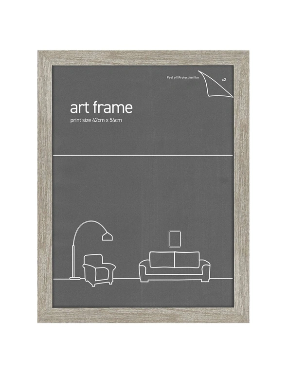 Picture Frames & Hangers Wall Hanging Sleek 42x54cm Print Frame Ash Home Decor, hi-res image number null
