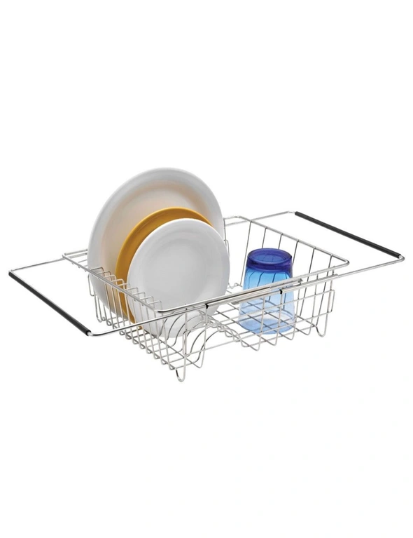 Polder Expandable In-Sink Dish Rack 35cm Stainless Steel Kitchen Cutlery Storage, hi-res image number null