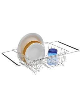 Polder Expandable In-Sink Dish Rack 35cm Stainless Steel Kitchen Cutlery Storage