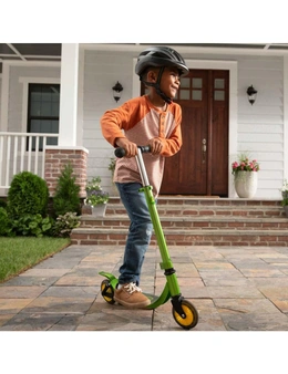 John Deere Adjustable Kick/Push Scooter Ride On w/ Light Up Wheels Kids 5y+