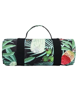 Sachi Reusable Picnic Rug 175x142cm Outdoor Blanket Mat w/ Carry Handle Banksia