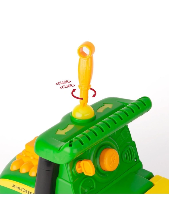 John Deere Johnny Tractor Ride-On Vehicle Toy w/ Light/Sound Kids/Children 12m+, hi-res image number null