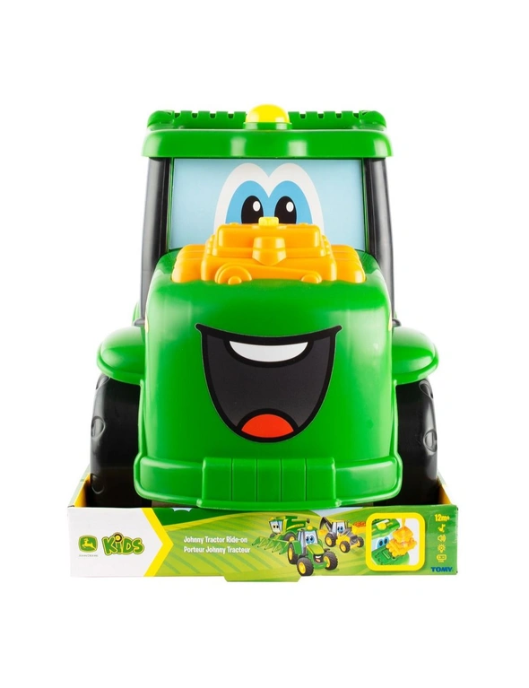 John Deere Johnny Tractor Ride-On Vehicle Toy w/ Light/Sound Kids/Children 12m+, hi-res image number null