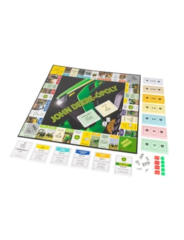 John Deere-Opoly Collector's Edition Kids/Children/Family Board Game Play 8y+