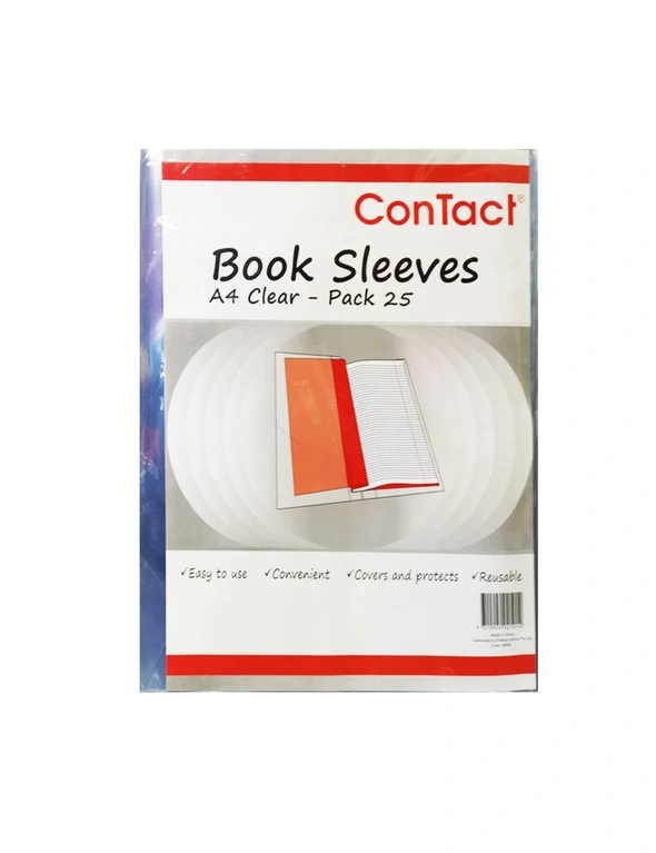 Contact Book Sleeves Clear A4 25pc, hi-res image number null