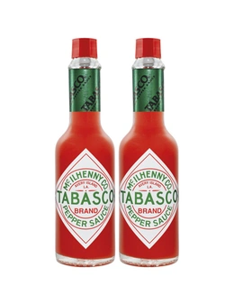 2x Tabasco Red Pepper Sauce 60ml