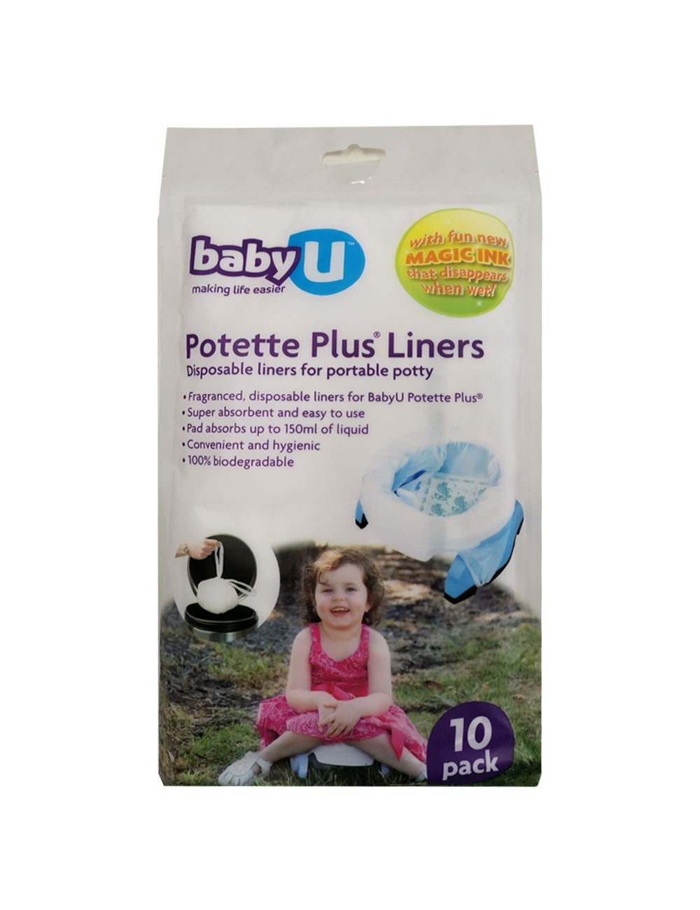 Baby u sale potette plus liners