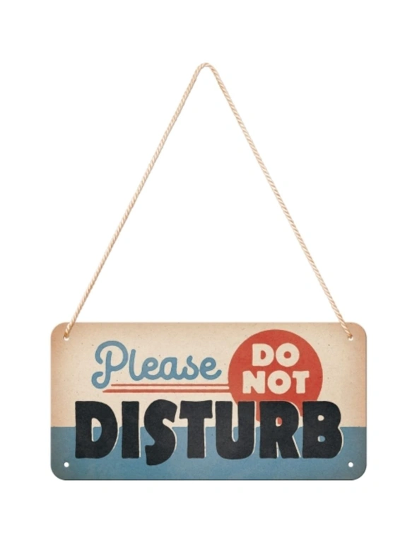 Nostalgic-Art Metal 10x20cm Wall Hanging Sign Do Not Disturb Home/Office Decor, hi-res image number null