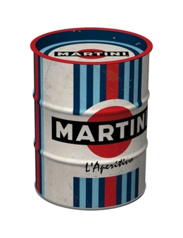 Nostalgic-Art 11.5cm/600ml Round Money Box Oil Martini L'Aperitivo Coin Storage