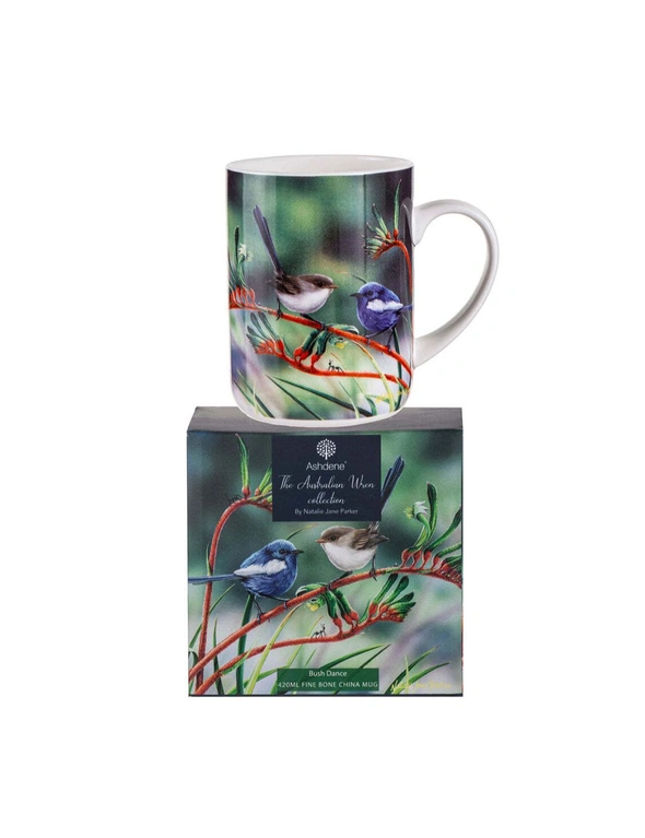 Ashdene 420ml Australian Wren Bush Dance Bird Water Drinking Mug/Cup Tea  Cup/Mug