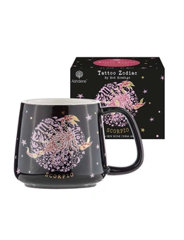 Ashdene Tattoo Zodiac 390ml Scorpio Mug New Bone China Tea/Coffee Drinking Cup