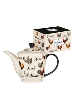 Ashdene Heartland 1000ml Teapot Tea Brewing Pot w/ Stainless Steel Infuser/Lid