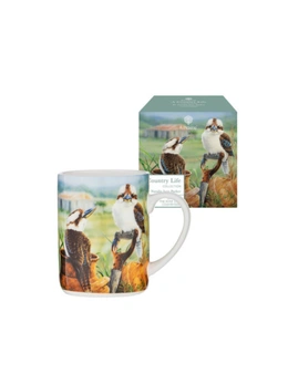 2x Ashdene A Country Life Countrysiders Drink Tea Cup/Mug 420ml Fine Bone China