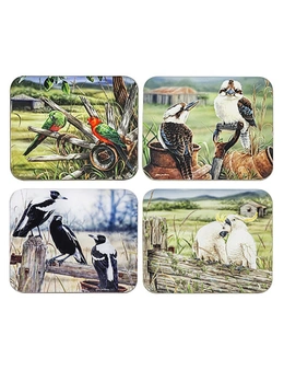 4pc Ashdene A Country Life 11x9.7cm Drink Coaster Table/Desk Surface Protector