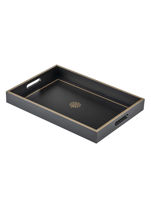 Ashdene Tea Time Accessories 45cm Serving Tray Rectangle Tableware Decor Black, hi-res image number null