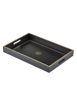 Ashdene Tea Time Accessories 45cm Serving Tray Rectangle Tableware Decor Black