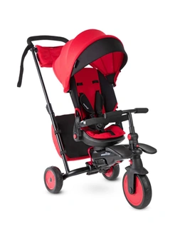 SmarTrike STR7 Journey Folding Tricycle/Pram/Stroller Toddler/Kids 10-36m Red