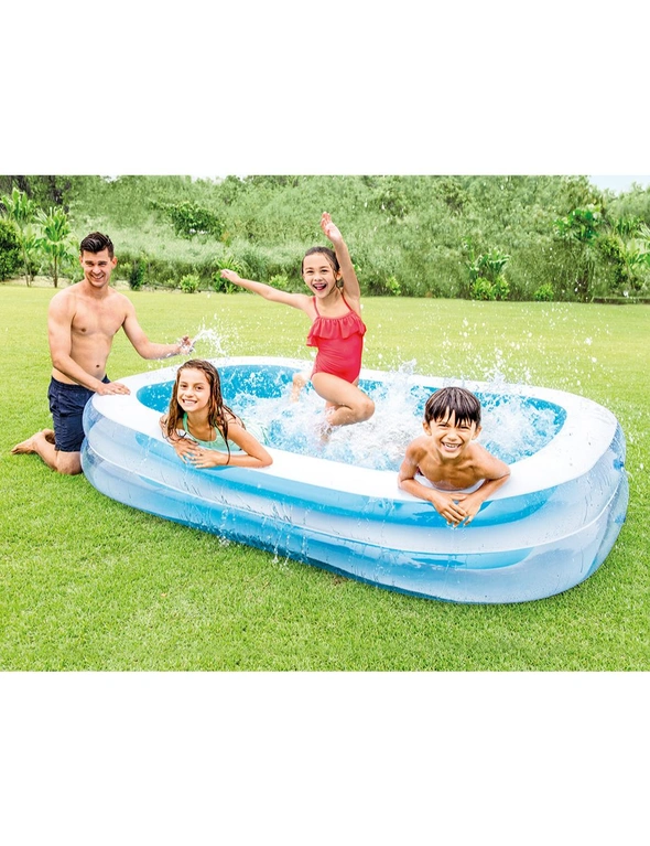 Intex 262cm Inflatable Swim Center Family Pool, hi-res image number null