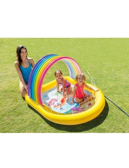 Intex 147cm Rainbow Arch Spray Kids Pool