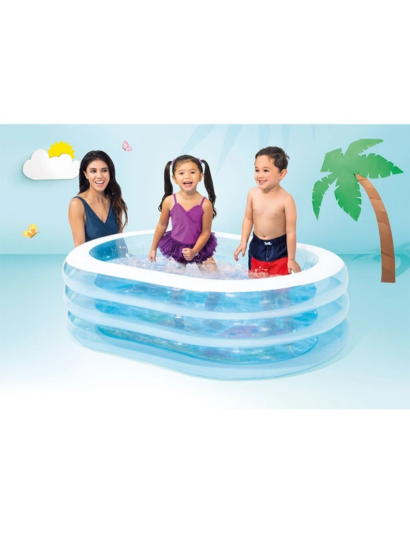 Intex My Sea Friends Kids 163cm Inflatable Swimming Pool Outdoor Garden Fun Play, hi-res image number null