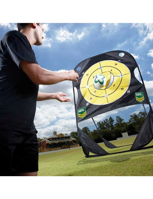 Summit Rugby Official NRL Pop-Out/Fold-Away Passing Practice Target w/  Carry Bag