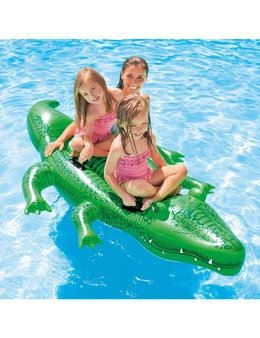 Intex 203cm Crocodile Inflatable Ride-On Toy