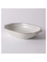 Ladelle Clyde 31cm Coconut Stoneware Oval Baking Dish Oven Bakeware Bowl Medium, hi-res