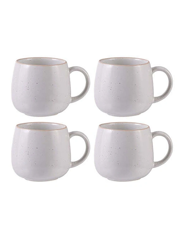 4pc Ladelle Nestle Mug/Cup Set 450ml Hot/Cold Drink Tea/Coffee Stoneware, hi-res image number null