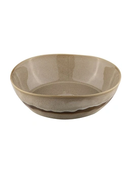 Ladelle Haven Porcelain Serve Dish/Food 27cm Serving Bowl/Snack Caramel/Taupe