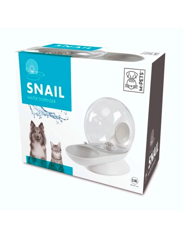 M-Pets 2.8L Snail Pet Water Dispenser, hi-res image number null