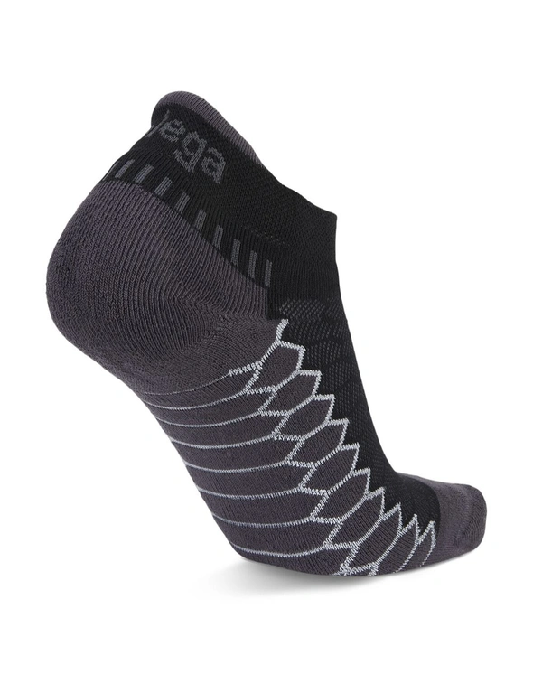 Balega Silver No Show Drynamix Running Socks Outdoor W 8.5-10/M 7-9 M Black, hi-res image number null