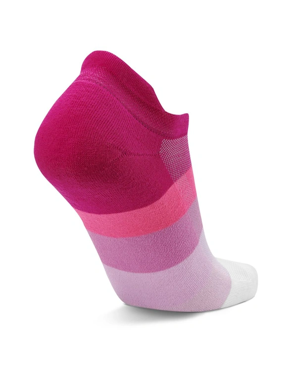 Balega Hidden Comfort No Show Socks Footlets Small W 6-8/M 4.5-6.5 Pink/White, hi-res image number null