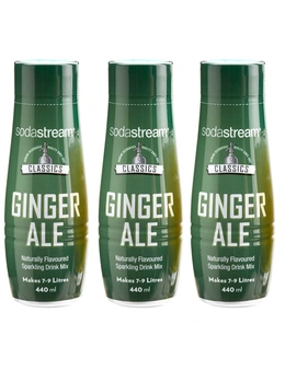 Sodastream Classics Ginger Ale Mix 440Ml 3X