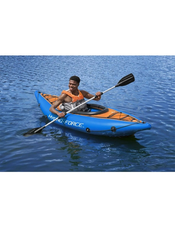 Bestway Hydro-Force 2.75mx81cm Cove Champion Inflatable Kayak w/ Paddles Set, hi-res image number null