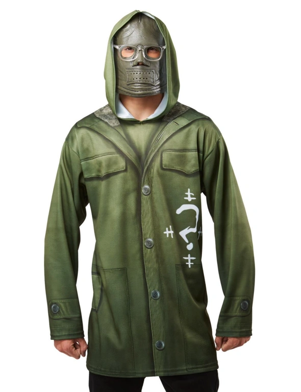 Marvel The Riddler Adults Hooded Top Dress Up Halloween Party Costume Size XL, hi-res image number null