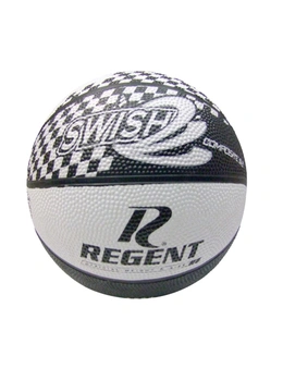 Regent Swish Indoor/Outdoor Training Basketball Size 3 Synthetic Rubber WHT/BLK