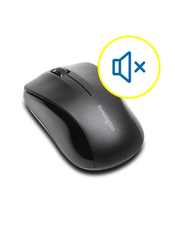 Kensington 2.4GHz Wireless Optical Mouse For Life For Laptop/PC Computer Black, hi-res image number null