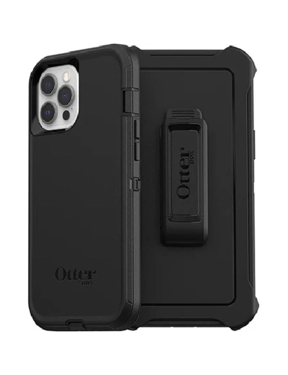 Otterbox Defender Case For Iphone 12 Pro Max 6.7 Inch Black, hi-res image number null