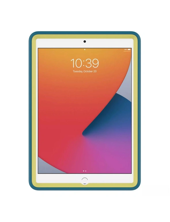 OtterBox Easy Grab Apple iPad 7th/8th Generation Tablet Case Aqua Blue, hi-res image number null