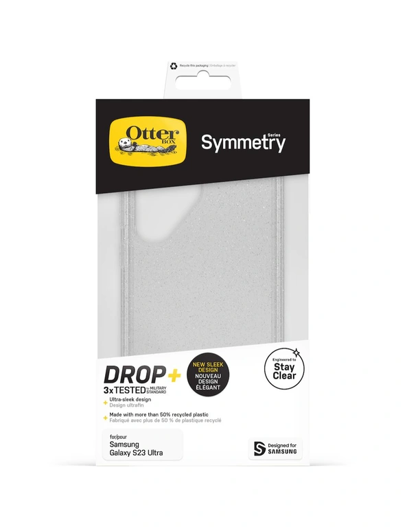 OtterBox Symmetry Smartphone Case/Cover For Samsung Galaxy S23 Ultra Stardust, hi-res image number null