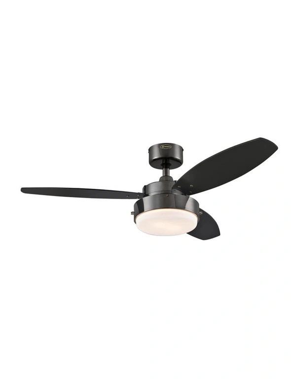 Westinghouse 107cm Alloy Ceiling Fan w/ LED LightGun Metal, hi-res image number null