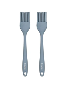 2x Ladelle Craft Blue Silicone Brush Cooking/Serving Utensil 27.5x4.5x1.5cm