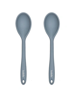 2x Ladelle Craft Blue Kitchenware Silicone Spoon Cooking/Serving Utensil 28x6cm