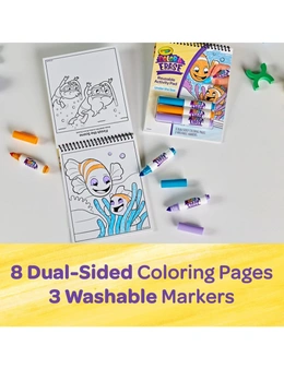 3x Crayola Colour & Erase Activity Pad w/Marker Under the Sea Kids Art/Craft 3y+