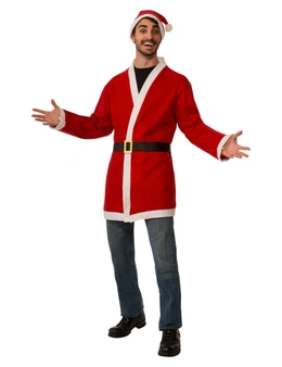 Rubies Santa Jacket Set Adults Dress Up Christmas Party Costume Size Standard