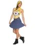 Marvel Minion Face Dress Adult Womens Dress Up Halloween Costume Outfit Size L, hi-res