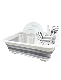 Collapsible Portable Drying/Drainer Dish Rack Cup/Plate/Mug Space Saving Cutlery
